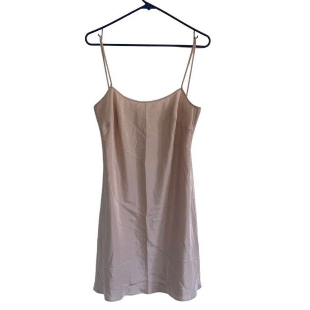 RED Valentino Satin Slip Nude Beige